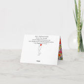 Cartes de voeux pour peinture de chats fantaisie e (Dos)