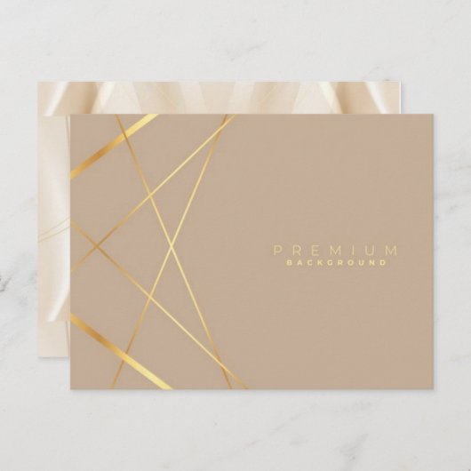 cartes de voeux premium (Devant / Derrière)