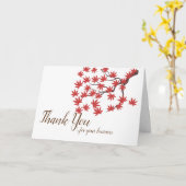 Cartes de vœux professionnelles - Action de grâce (Fleur jaune)