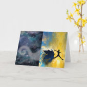 Cartes de voeux Quantum Jumps (Fleur jaune)