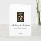 Cartes de voeux "Réflexion" (Dos)