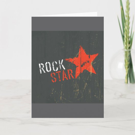 Cartes de voeux Rock Star