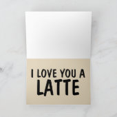 CARTES DE VOEUX ROMANCE AMOUR CAFE (Intérieur)