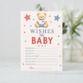 Cartes de vœux Rouge Blanc & Due pour bébé (Debout devant)