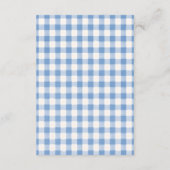 Cartes de vœux Rouge Blanc & Due pour bébé (Dos)