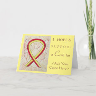 Cartes de voeux Rouge et Jaune