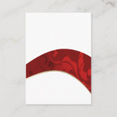 cartes de voeux rouges (Dos)