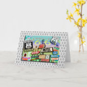 Cartes de voeux - Route 66 La route Mère 18SQ (Fleur jaune)