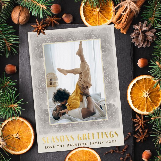 Cartes de vœux saisons vintage