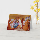 Cartes de voeux "Sentez la musique" (Fleur jaune)