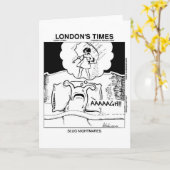 Cartes de voeux Slug Nightmares (Fleur jaune)