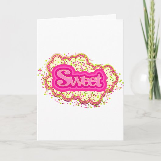 Cartes de voeux sucrées (Devant)