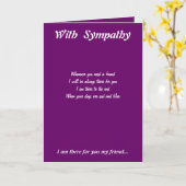 Cartes de voeux sympathiques pour les amis (Fleur jaune)