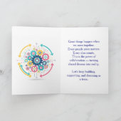 Cartes de vœux Teamwork Makes the Dream Work (Intérieur)