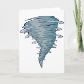 Cartes de vœux Tornade (Devant)