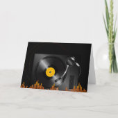 Cartes de voeux Tourne-disques (Devant)