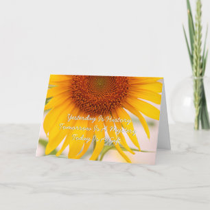 Cartes de voeux tournesol