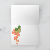 Cartes de voeux Tropical Luau (Intérieur)