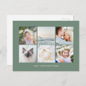 Cartes de vœux universelles personnalisées avec 6 (Devant / Derrière)