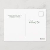 Cartes de vœux universelles personnalisées avec 6 (Dos)