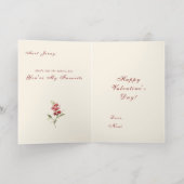 Cartes de voeux Victorian Foil (Couchage intérieur)