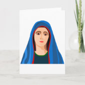 Cartes de voeux Vierge Marie (Devant)