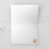 Cartes de vœux vierges œufs de Pâques décorés (Intérieur)