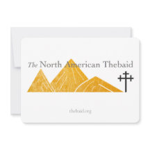 Cartes de vœux vierges Thebaid
