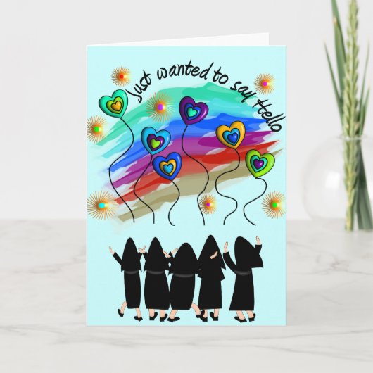 Cartes de voeux Whimsical Catholique (Devant)