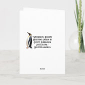 Cartes de voeux Whimsical Winter Holiday (Dos)