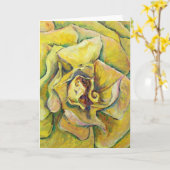 Cartes de voeux Yellow Rose (Fleur jaune)