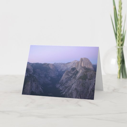 Cartes de voeux Yosemite (Devant)