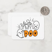 Cartes de vœux You're My Boo (Devant/Arrière en situation)