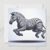 Cartes de voeux Zebra Papier Rolled Magazine (Devant)
