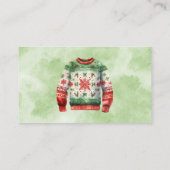 Cartes de vote du concours de pull moche (Dos)