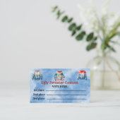 Cartes de vote du concours de pull moche (Debout devant)