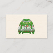 Cartes de vote pour le concours du pull ringard (Dos)