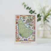 Cartes de voyage Barbado vintages (Debout devant)