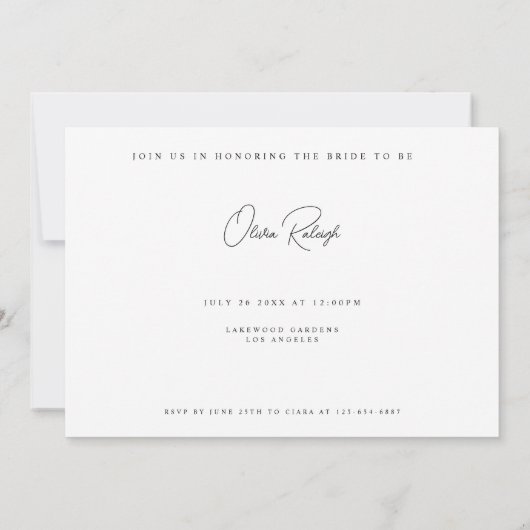 Cartes de week-end de bachelorette blanches modern (Dos)