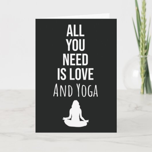Cartes de Yoga pour Femme Yogi pour Elle (Devant)