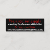 cartes de zone grise de Julie (Dos)