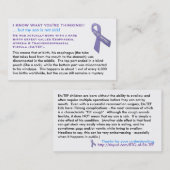 Cartes d'EA/TEF pour des garçons (Devant / Derrière)