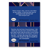 Cartes d'écriture avec points (Dos)