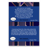 Cartes d'écriture pour le jeu (Dos)