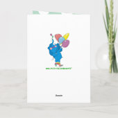 Cartes d'éléphant personnalisées par amusement de (Dos)