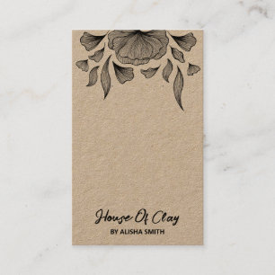 Cartes d'emballage d'art moderne Kraft