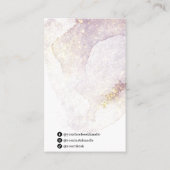 Cartes d'emballage d'oreille couleur Lavande modif (Dos)