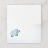 Cartes d'emplacement bleu Hydrangea Blair (Extérieur déplié)