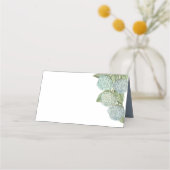 Cartes d'emplacement bleu hydrangée (Devant)