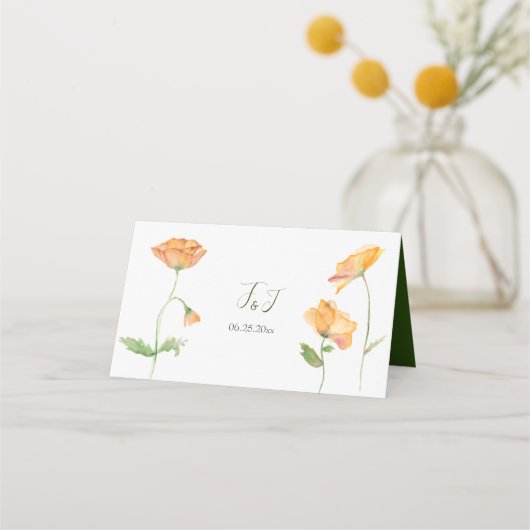 Cartes d'emplacement pour les fleurs de croustille (Dos)